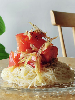 トマト&みょうがツナ素麺☆和風冷製パスタ-レシピのメイン写真