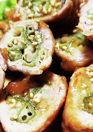 お年寄り絶賛シリーズ・茗荷・肉巻き♫-レシピのメイン写真