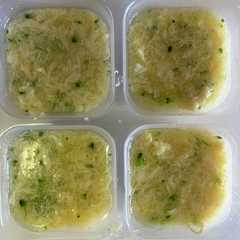 離乳食　後期　そうめんのかけつゆ　卵風-レシピのメイン写真