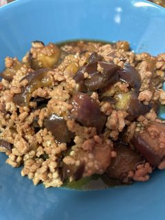 ひき肉と茄子のオイスター炒め-レシピのメイン写真