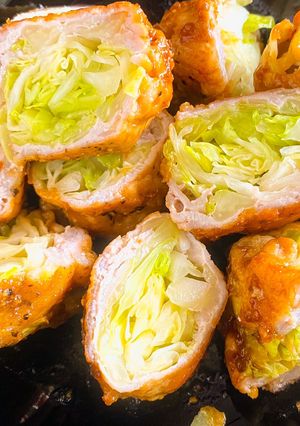 ジューシー！キャベツの豚こま肉巻き-レシピのメイン写真