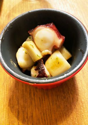簡単！タコとエリンギのエスカルゴ風♪-レシピのメイン写真