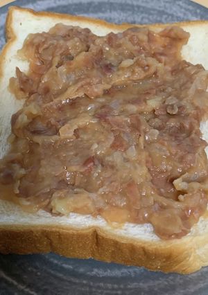 うずら豆(甘煮)のリフライドビーンズ-レシピのメイン写真