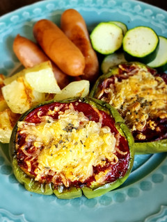 ひとり飯☆青ナスのピザ-レシピのメイン写真