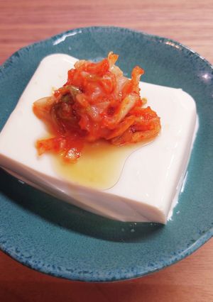 キムチ乗せ冷奴★超簡単！-レシピのメイン写真