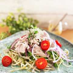 A picture of お肉が柔らか！豚冷しゃぶサラダ.