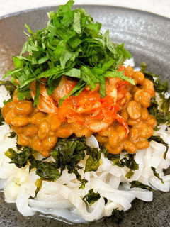 ダイエット♪キムチ納豆こんにゃく麺⑩-レシピのメイン写真