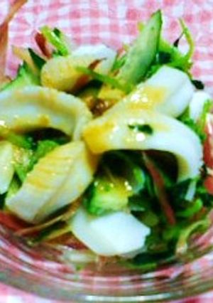 イカのシャキシャキ酢味噌がけ-レシピのメイン写真