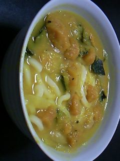 かぼちゃのお味噌汁うどん-レシピのメイン写真