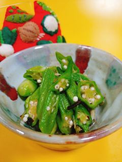 オクラとみょうがの塩昆布和え-レシピのメイン写真