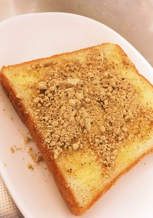 トースターで♫簡単美味しいきな粉トースト-レシピのメイン写真