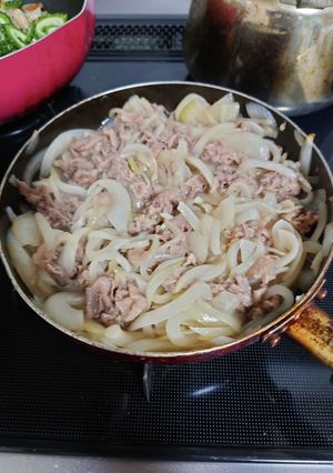 牛肉と玉ねぎの炒めもの　(薄味)　-レシピのメイン写真
