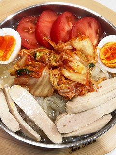 あさりダシダとカンタン酢で韓国冷麺スープ-レシピのメイン写真