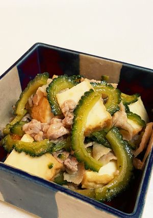 ゴーヤと豚こまの味噌炒め☆-レシピのメイン写真