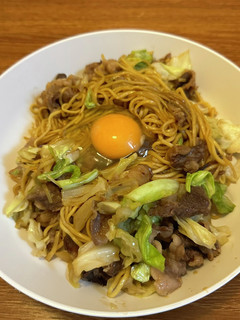 ラ王焼そば-レシピのメイン写真