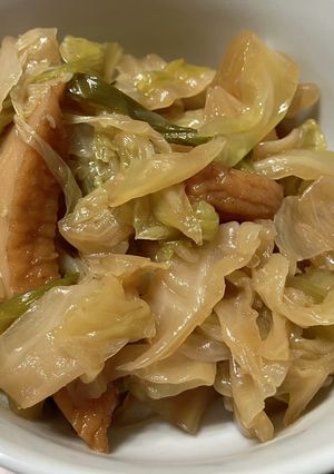 キャベツの油炒め-レシピのメイン写真