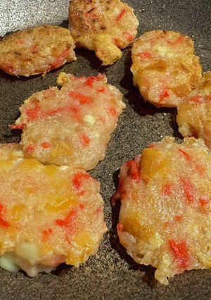 豆腐チーズの紅チヂミ-レシピのメイン写真