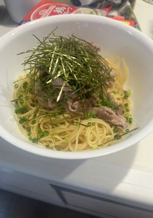 梅わさび冷製パスタ-レシピのメイン写真