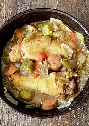 身体に優しいガンボGumbo Soup-レシピのメイン写真