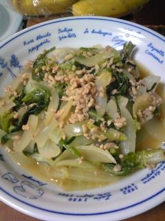 白菜のそぼろ煮-レシピのメイン写真