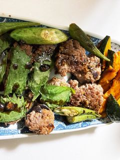大葉茄子ハンバーグ-レシピのメイン写真