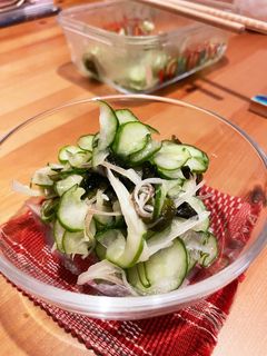 きゅうりと茗荷の酢の物-レシピのメイン写真