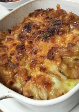 照り焼きチキンクリーム☆マカロニグラタン-レシピのメイン写真