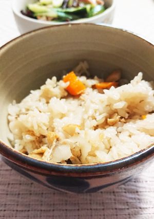 ゴボウたっぷりの炊き込みご飯-レシピのメイン写真