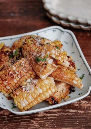 甘辛バターチーズの焼きトウモロコシ♡-レシピのメイン写真