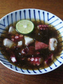 もずくとタコの酢の物-レシピのメイン写真