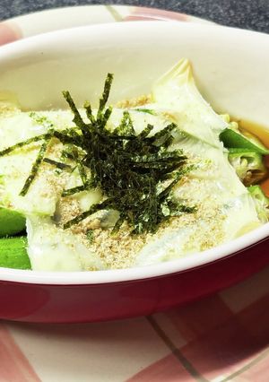 夏野菜食べ切り！オクラの胡麻チーズ焼き-レシピのメイン写真