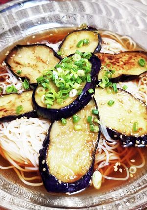 超簡単！ナスのピリ辛そうめん！！-レシピのメイン写真