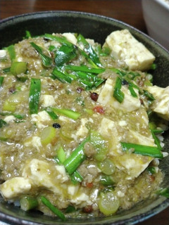 にんにくの芽の麻婆丼-レシピのメイン写真