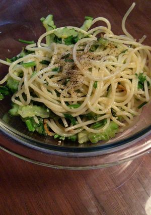 ゴーヤのスパゲティ-レシピのメイン写真