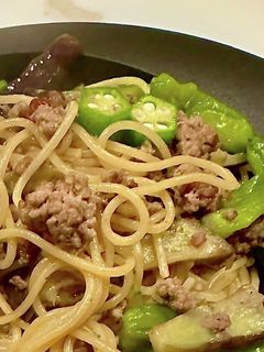 茄子とししとうの和風スパゲッティ-レシピのメイン写真