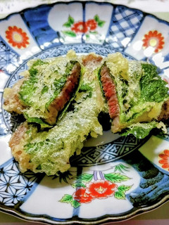 牛肉と大葉の天ぷら-レシピのメイン写真