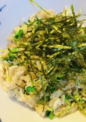 しらす＆カイワレ大根のポン酢チャーハン-レシピのメイン写真
