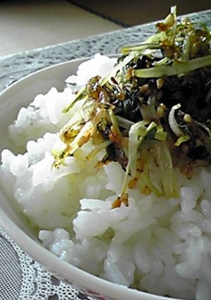 水菜のソフトふりかけ♪-レシピのメイン写真