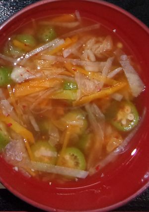 【減塩食】キムチスープ-レシピのメイン写真