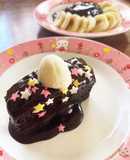 【簡単】チョコかけるだけ！チョコケーキ♡