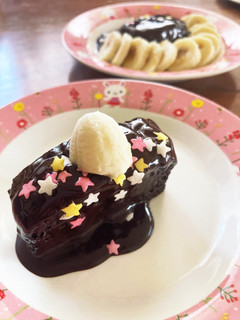 【簡単】チョコかけるだけ!チョコケーキ♡-レシピのメイン写真