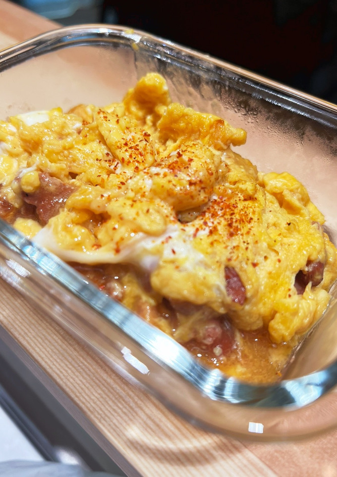 簡単☆お弁当おかず！焼き鳥缶のふわ卵とじ-レシピのメイン写真