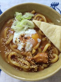 お鍋掃除カレーうどん♪-レシピのメイン写真
