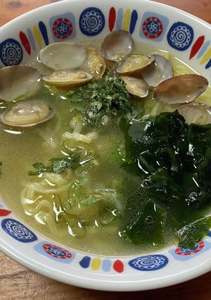 ボンゴレ風あさり塩ラーメン-レシピのメイン写真