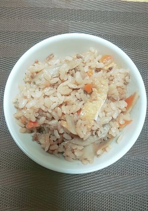 生姜好きの炊き込みご飯-レシピのメイン写真