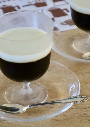 *練乳ミルクのコーヒーゼリー*-レシピのメイン写真