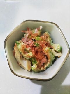ゴーヤの醤油マヨごま和え-レシピのメイン写真
