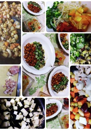 残暑御見舞い申し上げます夏野菜キーマ-レシピのメイン写真