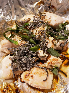 柔らかムネ肉の塩昆布和え-レシピのメイン写真