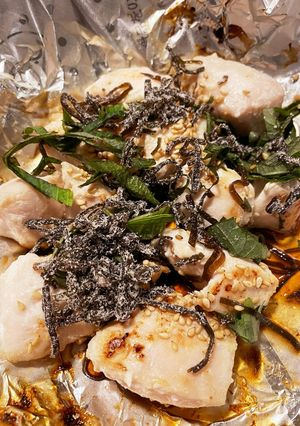 柔らかムネ肉の塩昆布和え-レシピのメイン写真